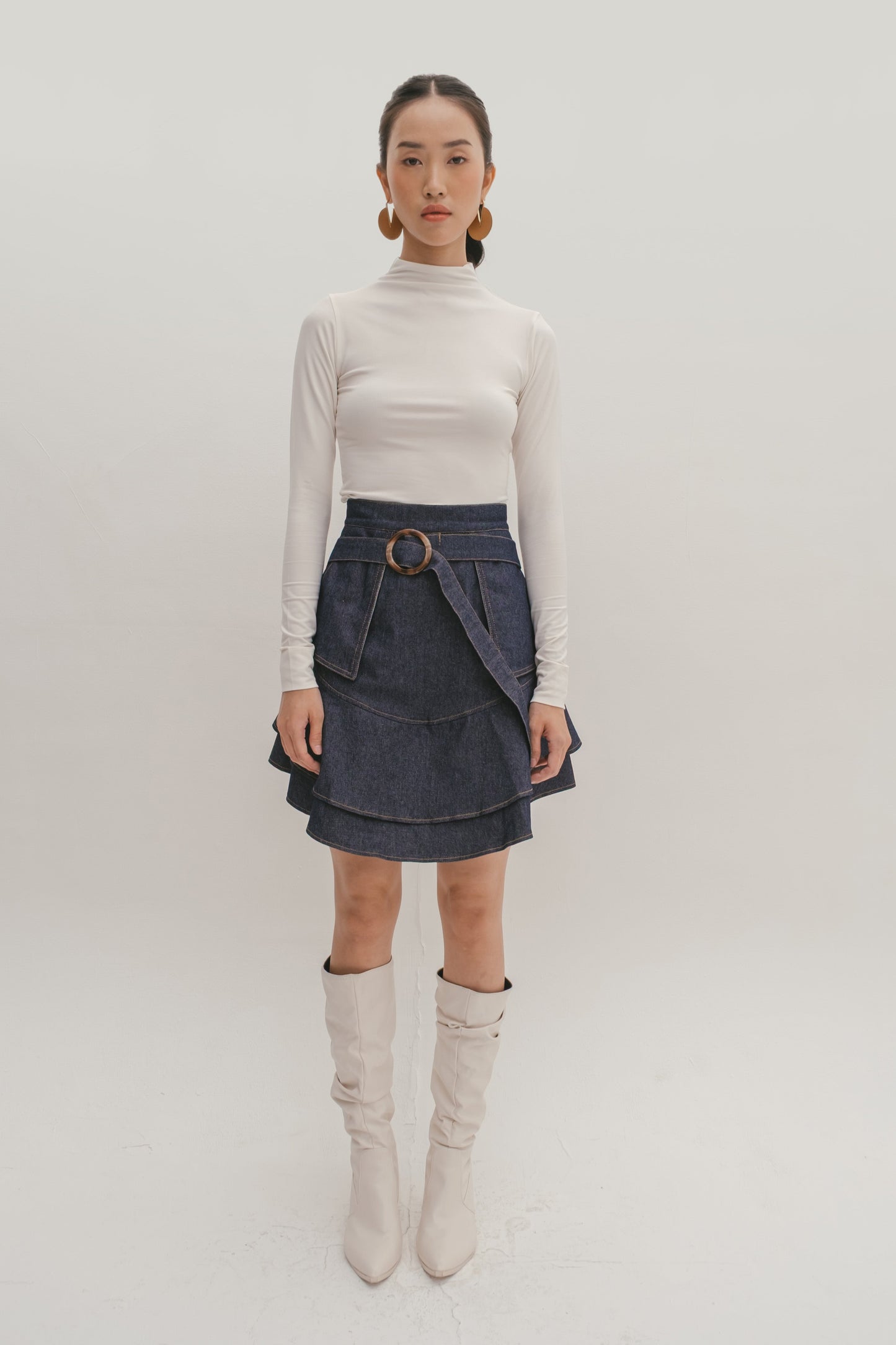 Ripple Ruffle Skort
