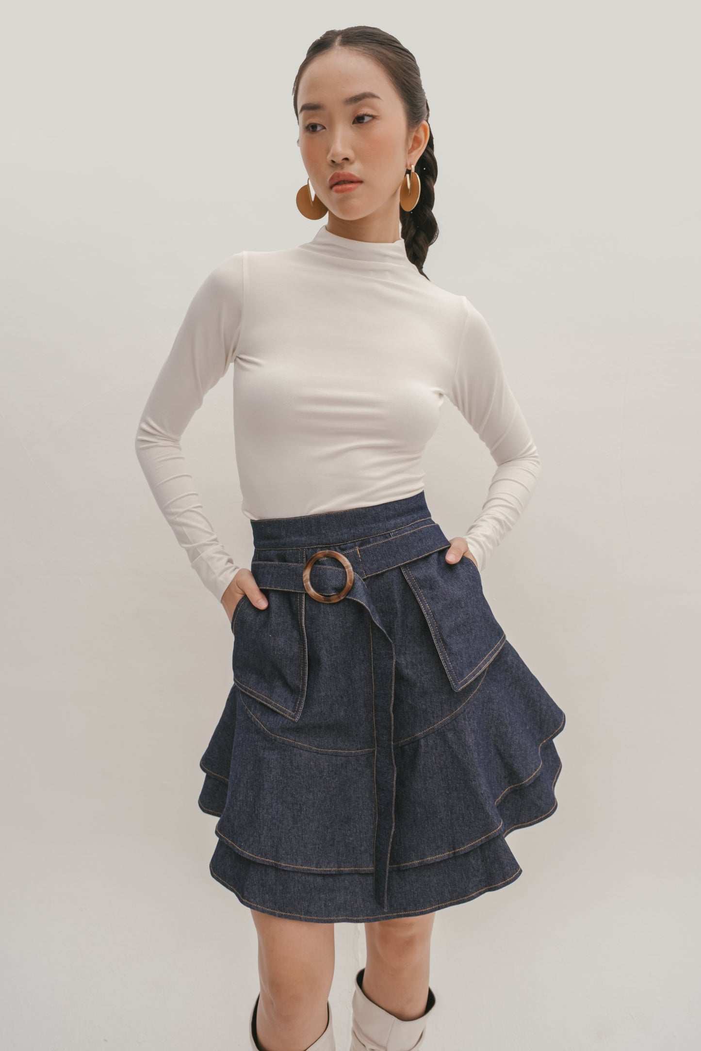 Ripple Ruffle Skort