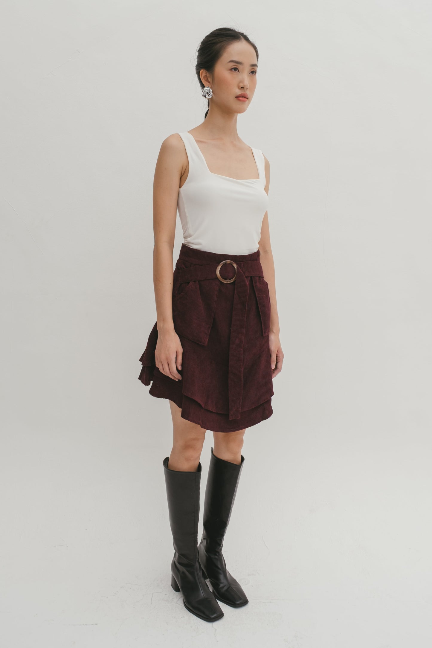 Ripple Ruffle Skort