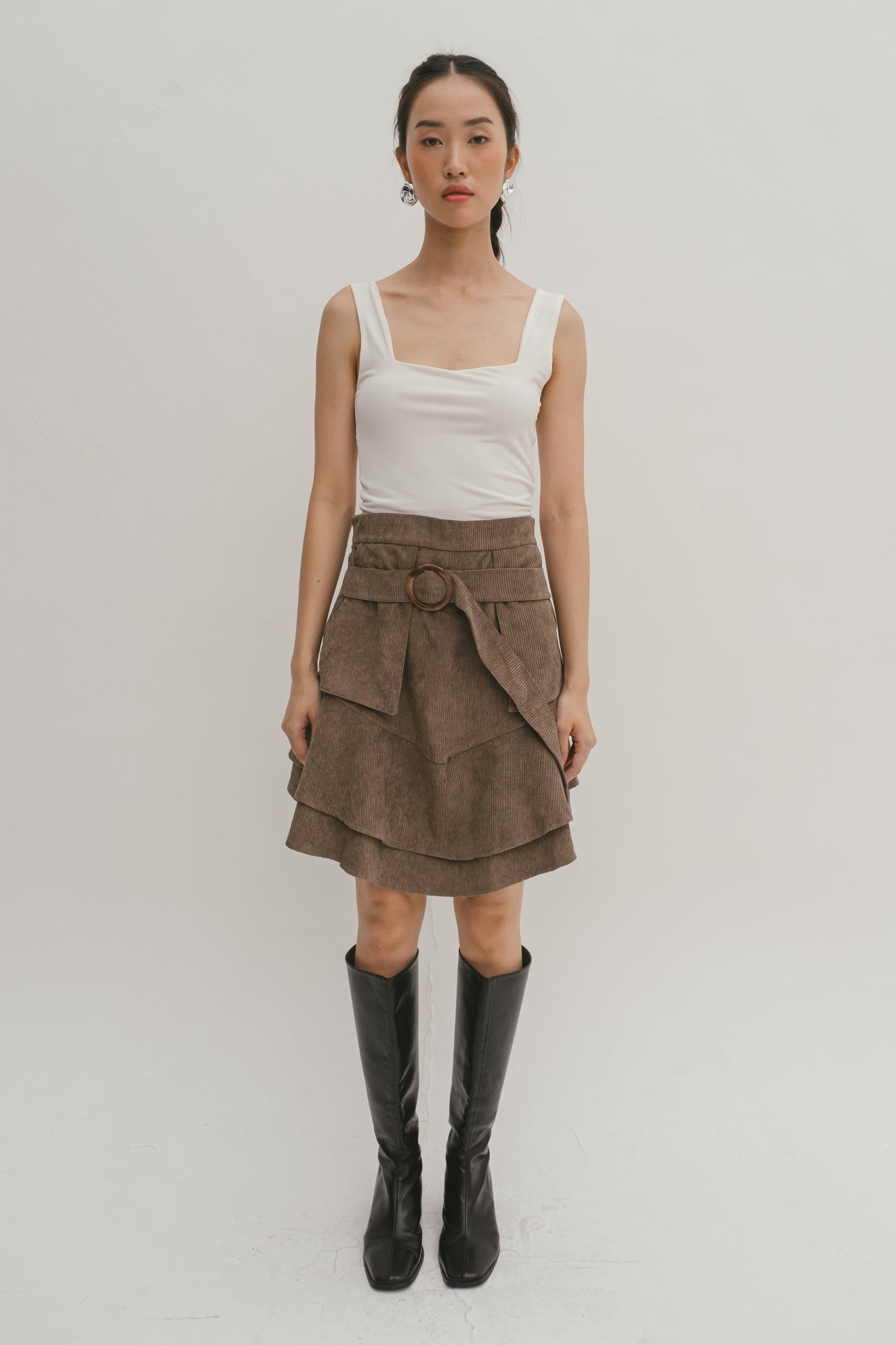 Ripple Ruffle Skort