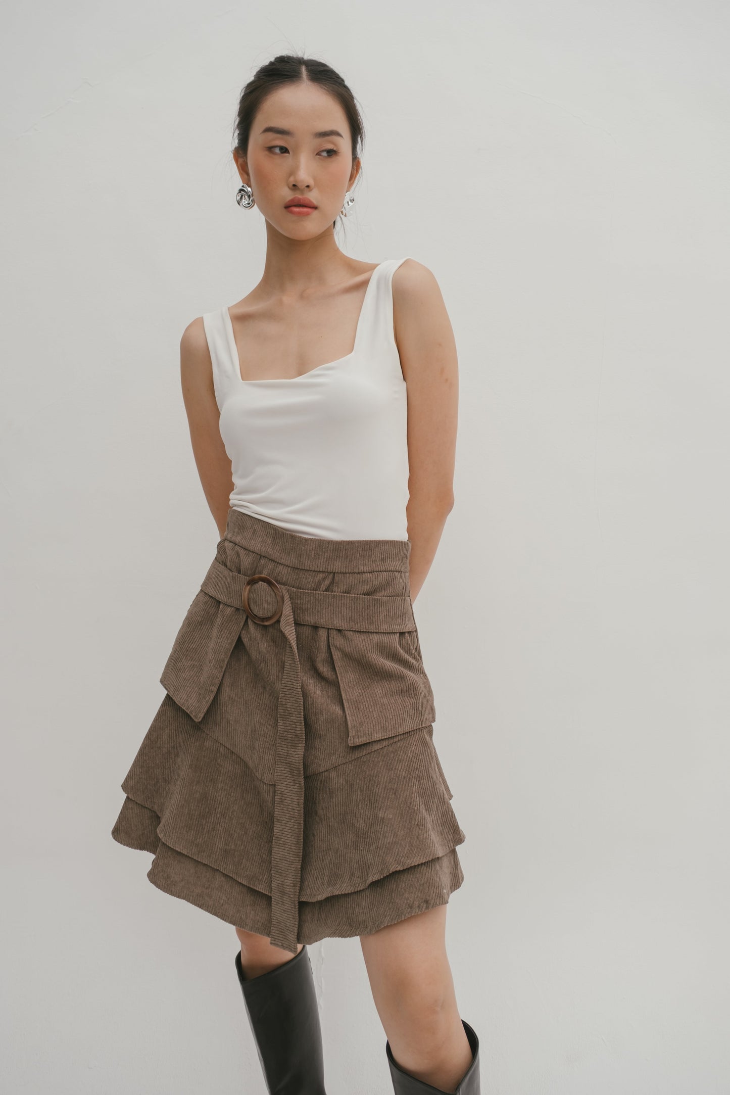 Ripple Ruffle Skort