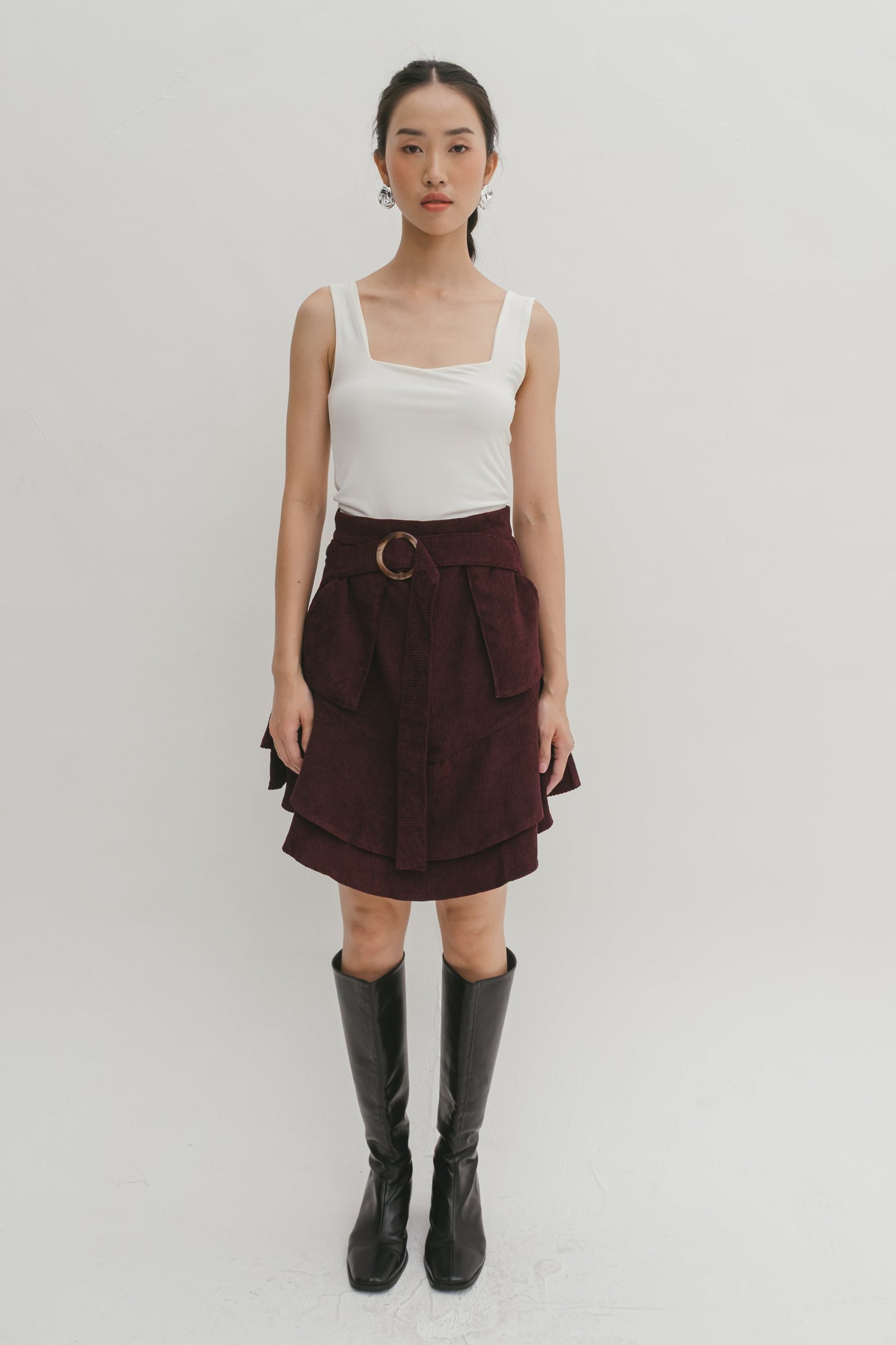 Ripple Ruffle Skort
